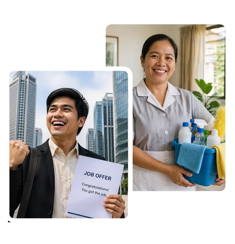 Filipino Corporate and Domestic Worker