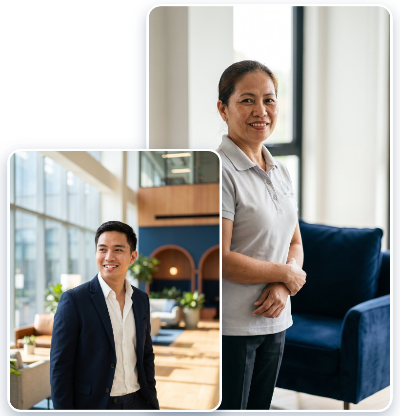 Filipino corporate and household professionals on FindCV